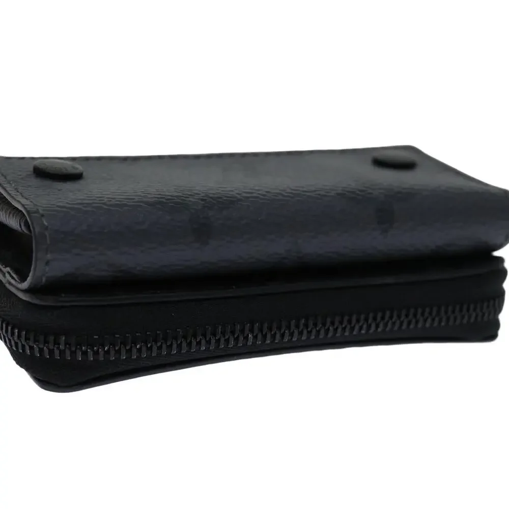 Louis Vuitton Monogram Eclipse Discovery Compact Wallet Black